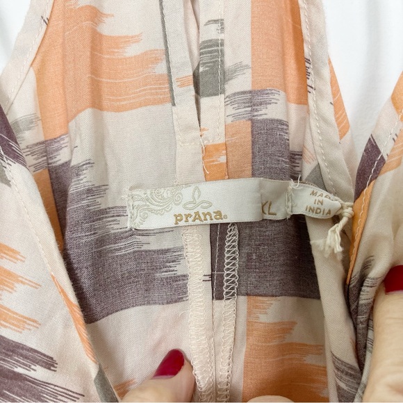 NWT PrAna‎ Franny Romper Sleeveless with Abstract Pattern Size XL - Picture 4 of 11